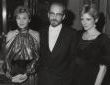 John Malkovich with Kate Nelligan and wife, Glenne Headley 1984, NY.jpg